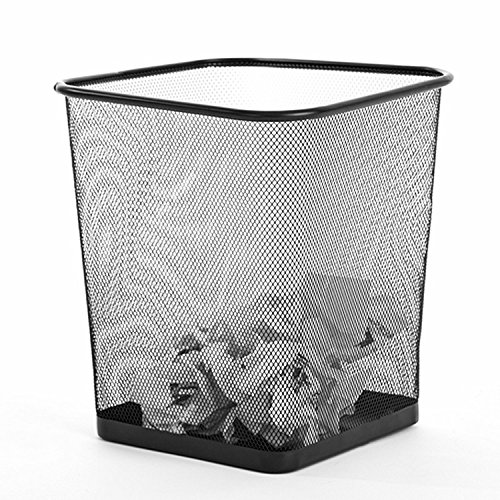 Zuvo - Pattumiera quadrata in rete metallica