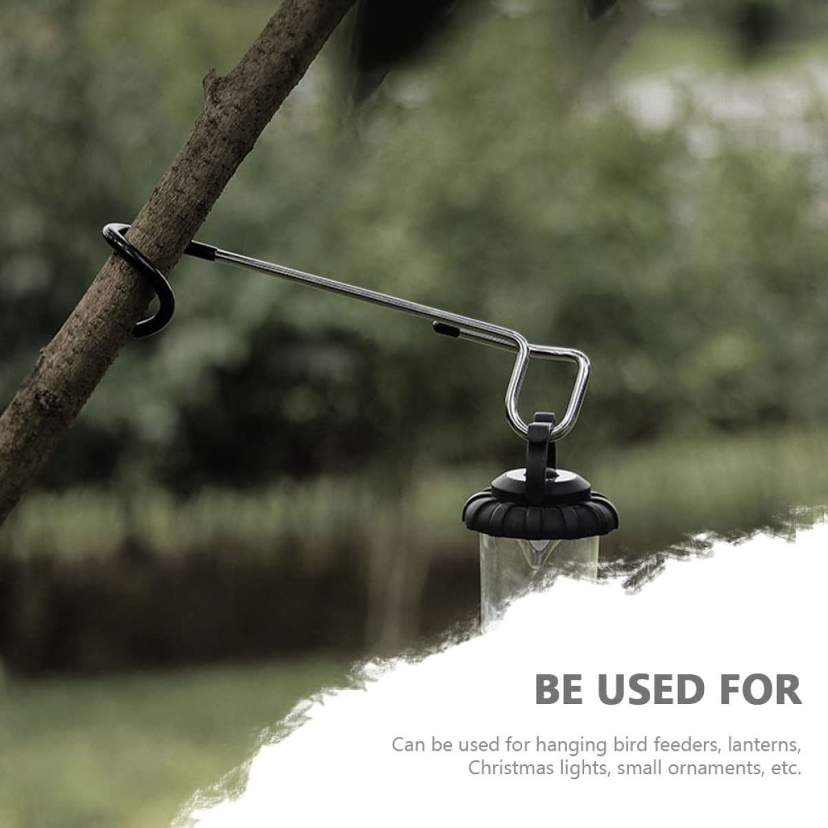 Abaodam Multi-use Anti-Slip Hook for Outdoor Lantern Holders Professional Camping Accessory for Tent Lamp Hiking