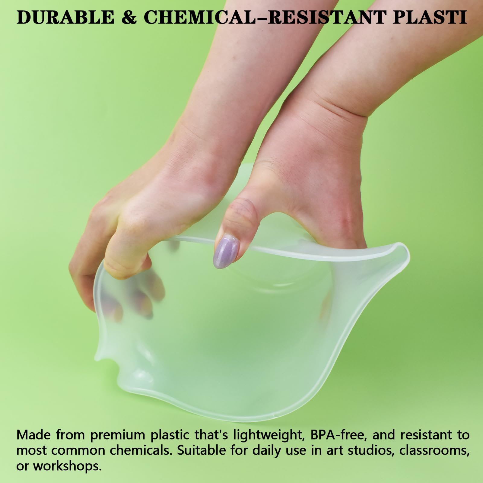 Paquete de 4 jarras de embudo de boquilla larga de 1500 ml con varillas de agitación, tazas medidoras para resina, pintura, epoxi, manualidades, fabricación de jabón, duradera y fácil de verter, ideal