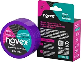 Gel Modelador Cola Comigo Novex Santo Black Poderoso 60g