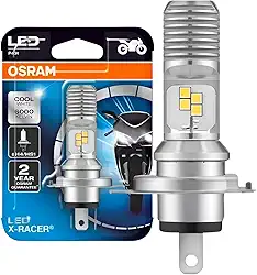 Osram Lâmpada Farol Led H4 Hs1 Moto Branca 6000k 73204cw H4 Branco Branco-frio