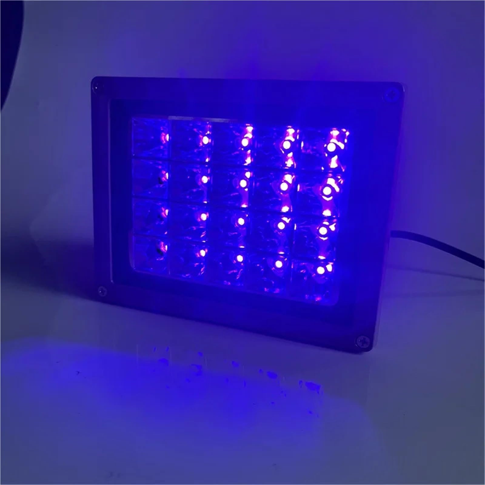 Lámpara de curado UV, Lámpara de curado pegamento UV 6 W/20 W, equipo pequeño, iluminación interior, proyector tinta ultravioleta 405 nm