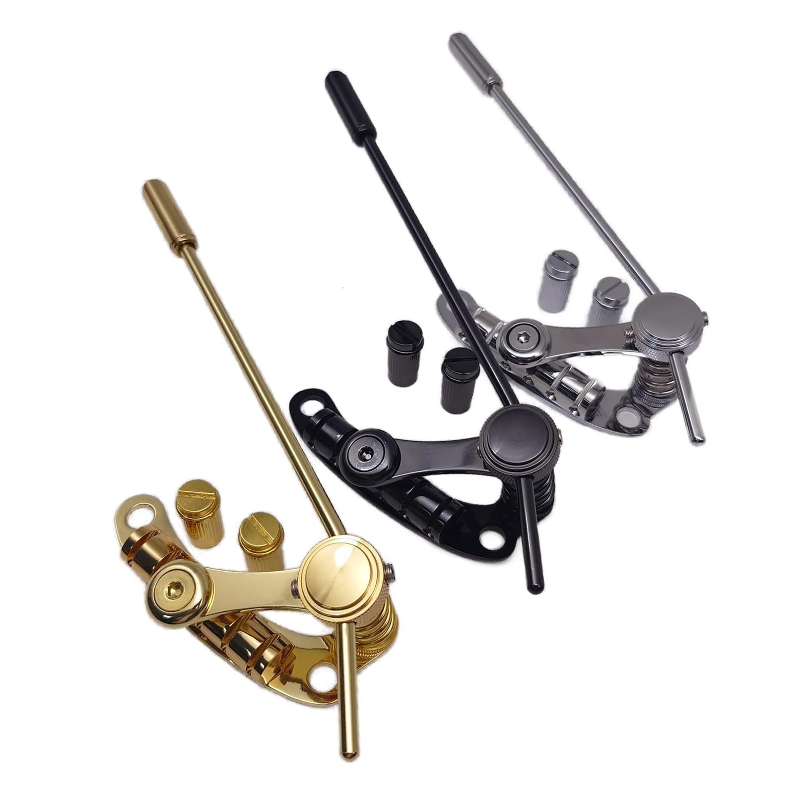 Guitarra Eléctrica Jazz Tremolo Puente Y Cordal Accesorios Profesionales Puente De Guitarra Profesional(Bk)