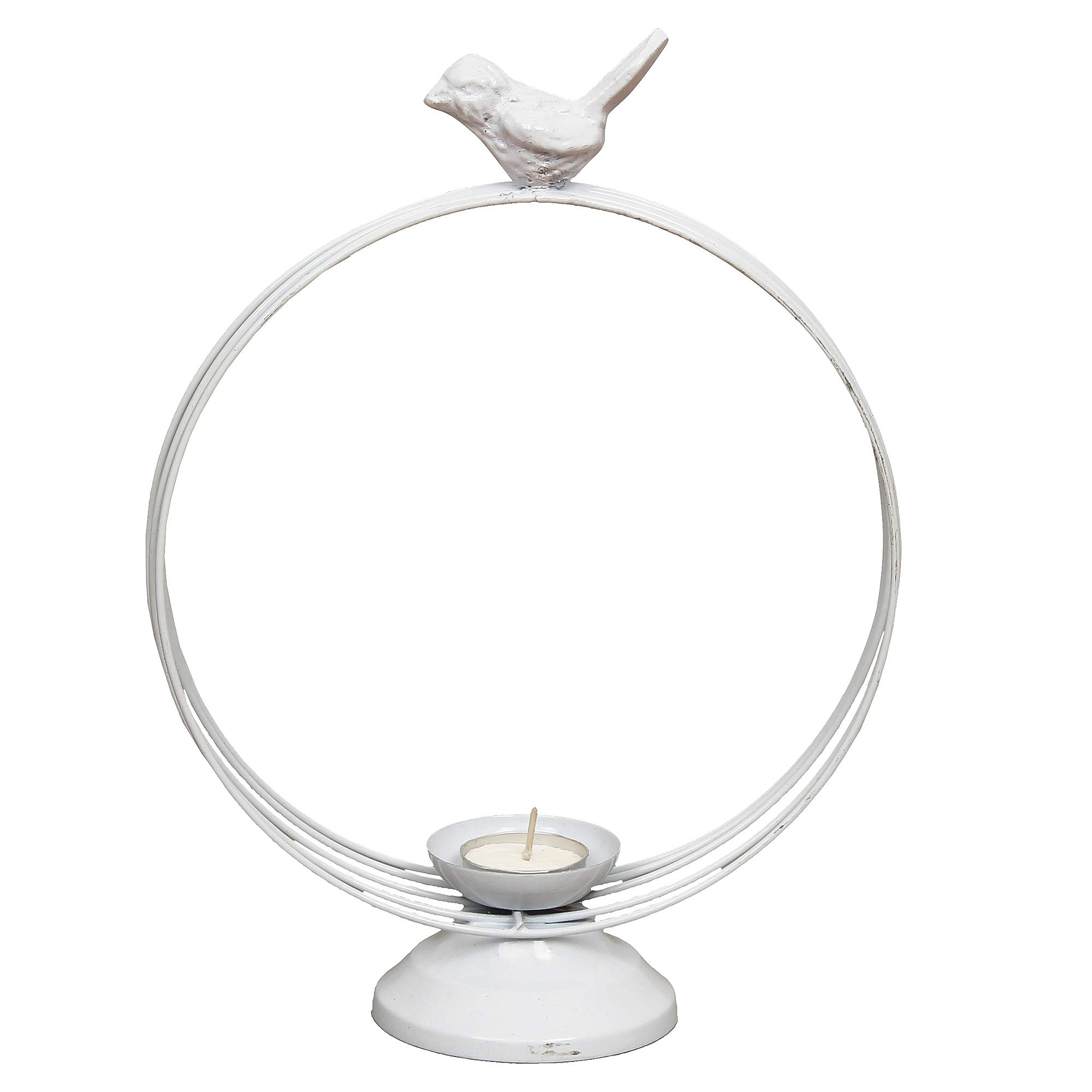 Webelkart Decorative White Birds Tealight Candle Holder for Home Decoration, for Home Room Bedroom Lights Decoration 1