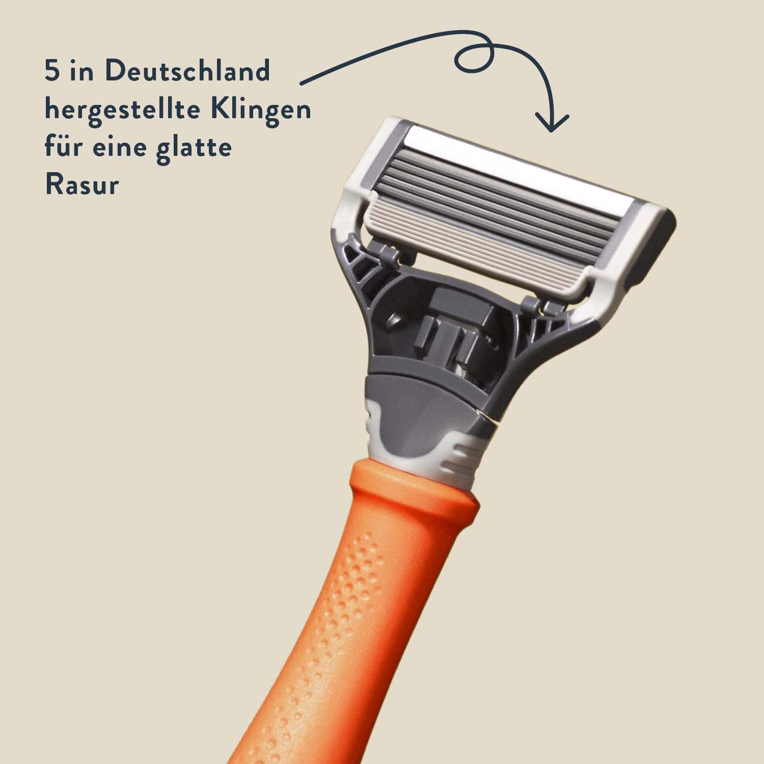 Harry's Geschenk-Set - Nassrasierer für Männer mit orangefarbenem Griff und 5-Klingen Rasierklinge, Rasiercreme 100ml, After-Shave-Balsam 50ml, Gesichtsreiniger 150ml und Kulturtasche | Truman Rasierer mit Orangefarbenem Griff, Rasiergel 120 ml, Gesichtsr