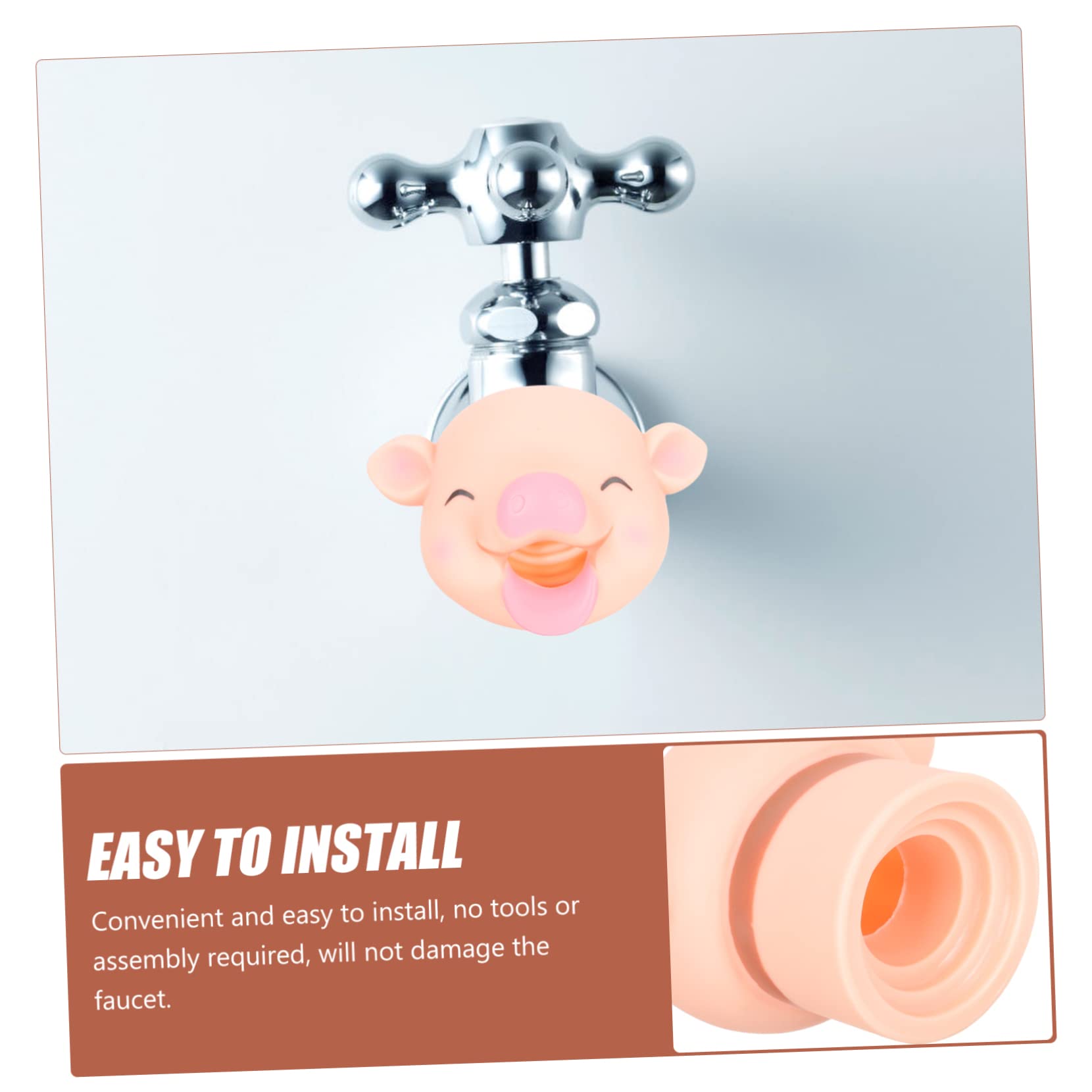 Abaodam 4pezzi Rubinetto Estensore Animale Per Prolunga Per Lavabo Per Lavaggio Mani e Facile Accessorio Per Infantile