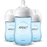 Avent 9oz Natural Baby Bottles 3-Pack - Blue