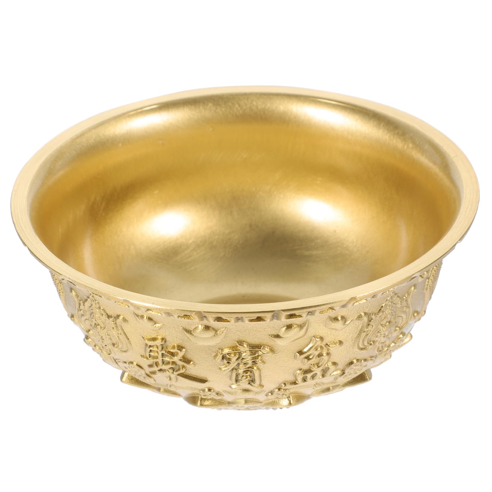 Cuenco del de oro para decoración hogareña y mesas de salón