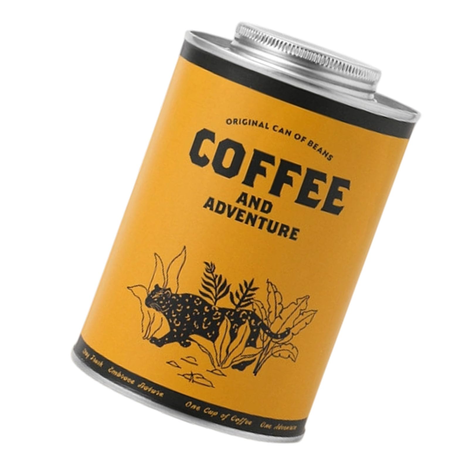 APGLSXY Ready Coffee Storage Can Compact Tight Construction Preserves Flavor During Travel Backpacking Backpacking Coffee Storage Can