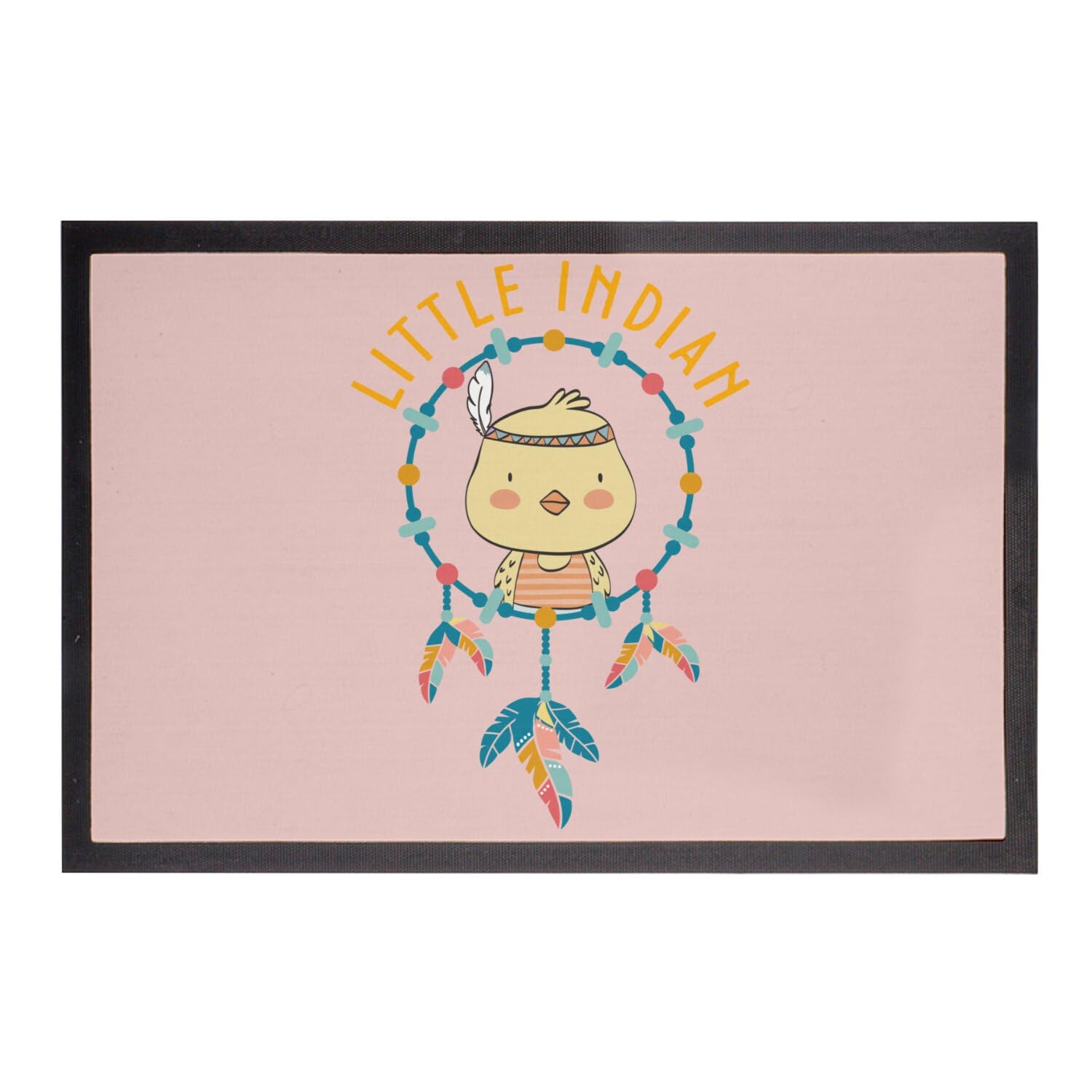 Paillasson rose d'impression fine Fabulous Chick 60x40cm haute finition