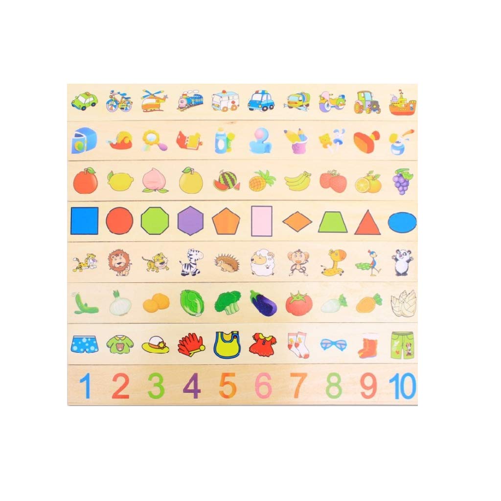 Tablero Matemático Infantil Juego de Formas y Números con Bloques de Madera Reloj Didáctico y Ayudas de Aprendizaje para Niños Pequeños