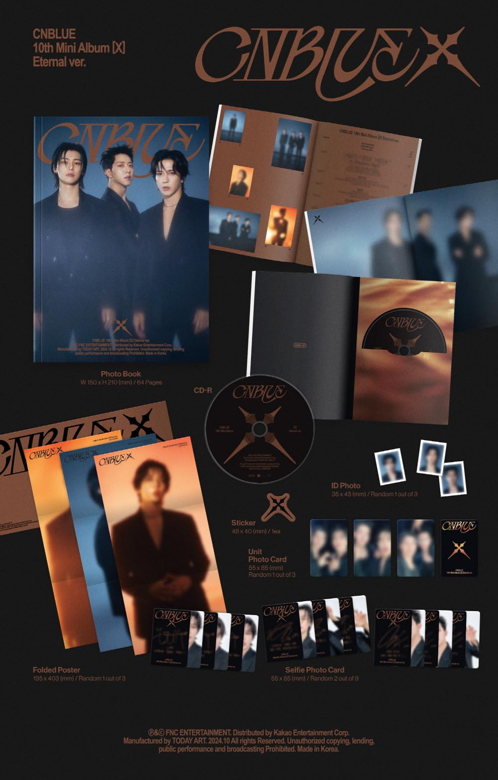 Amazon.com: CN'BLUE X 10th Mini Album with Tracking Sealed