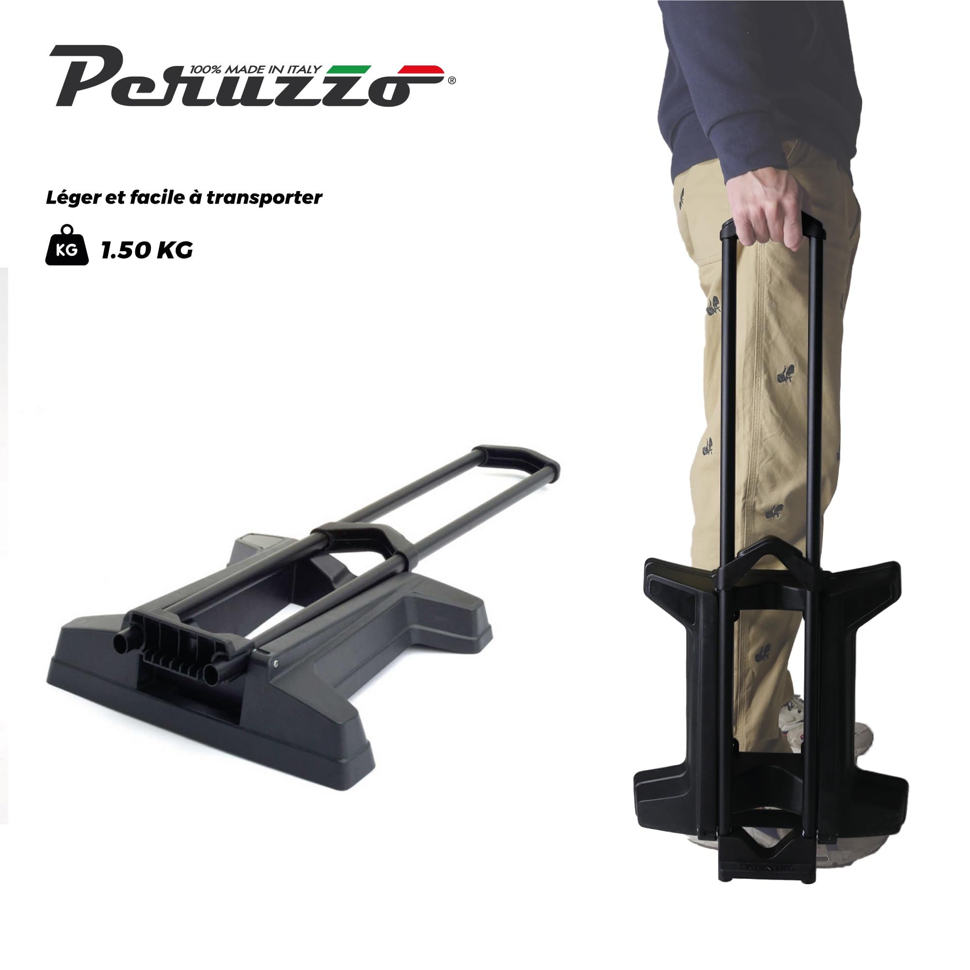 Peruzzo - Support vélo - Pliable, compatible pour les vélos de 20" à 29" - Accessoire vélo électrique (VAE), VTT, VTC, VILLE