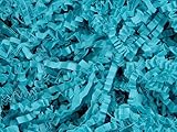 1/2 LB Crinkle Cut Paper Shred, Teal