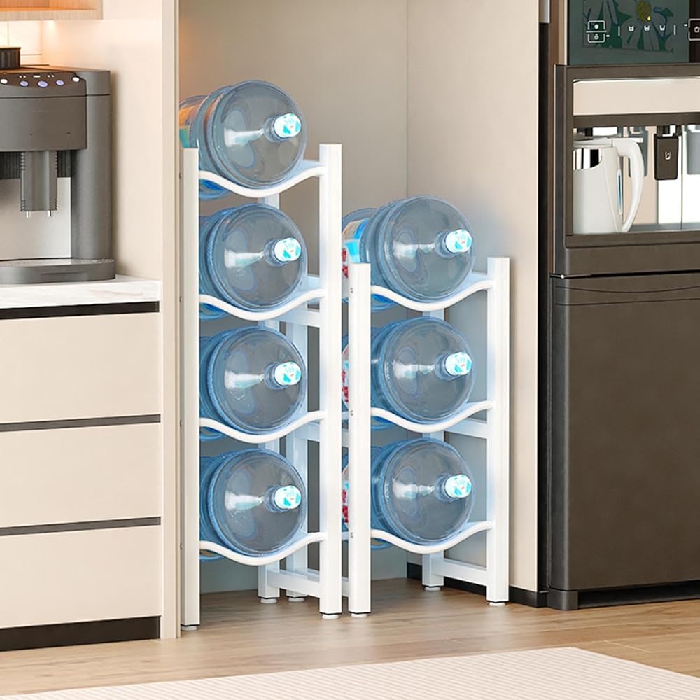 Soporte Resistente para Botellas de Agua, Apto para dispensadores y enfriadores de Agua (5 Soportes N), Ideal para el hogar y la Oficina.