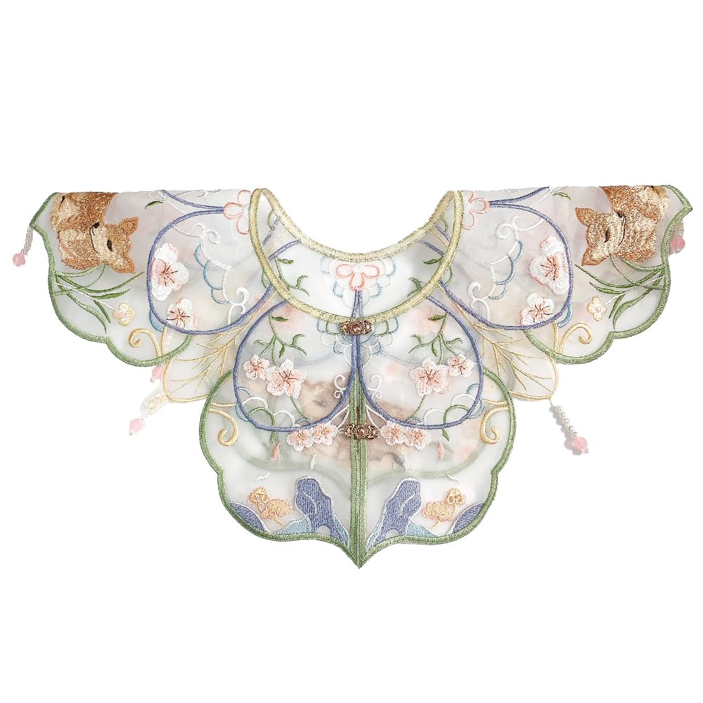 Scraf d'épaule motif cerf chinois pour sublimer vos robes