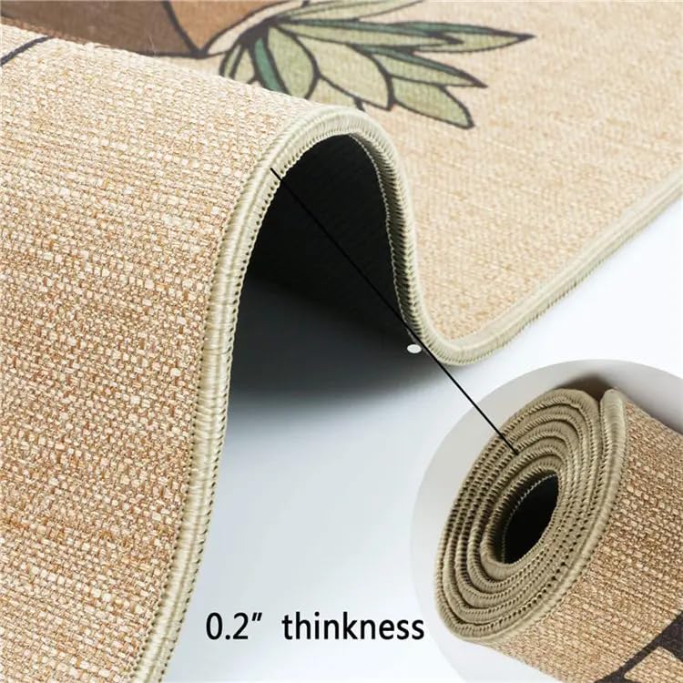 Image of proxin 2 Pcs Kitchen Mats Set - Waterproof Memory Foam Anti-Fatigue Mat Comfortable Standing Mat for Kitchen Non-Slip Rug for Kitchen, Sink, Laundry & Home Office