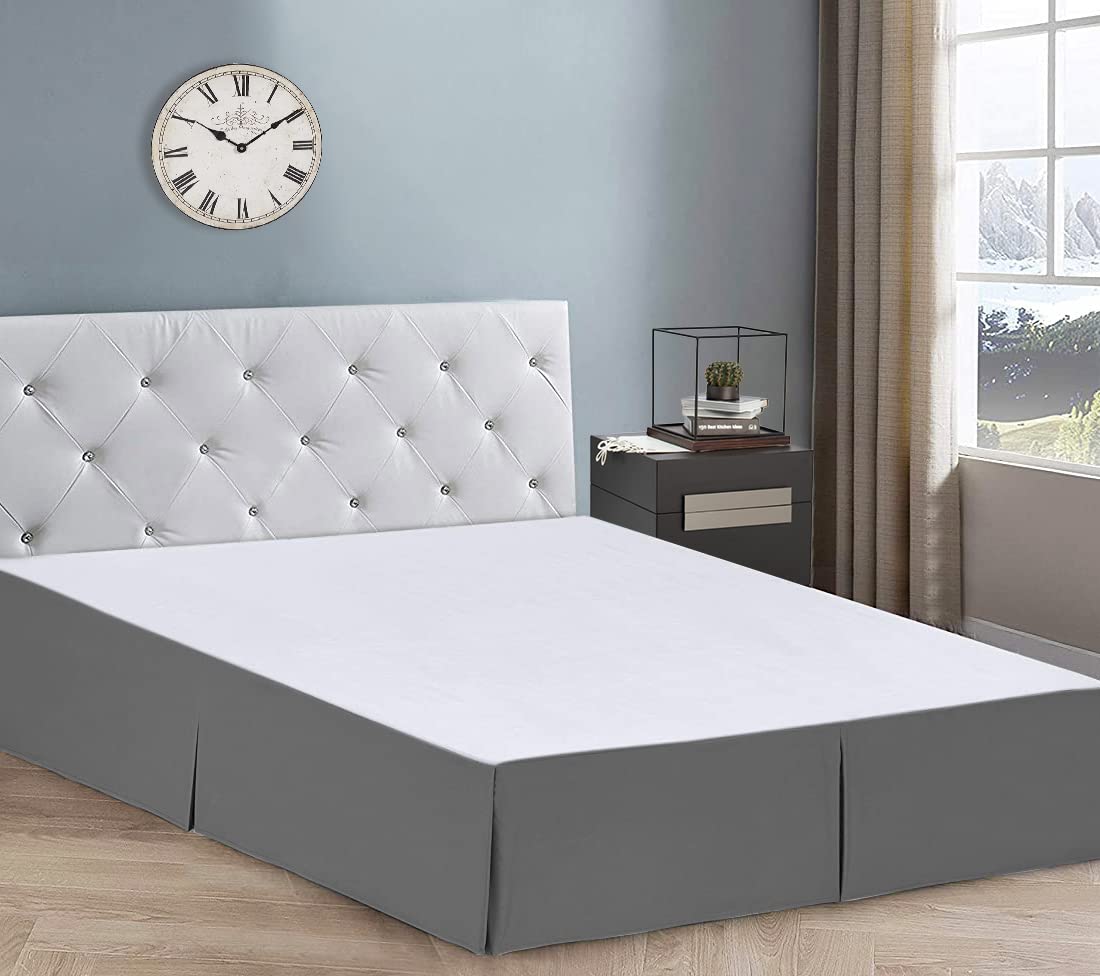 OBYTEX Bedskirt Wrap Around Dust Ruffles Easy Fit Machine Washable