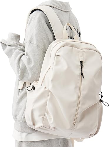 Miniatura 1 de weradar Mochila escolar para mujer, mochila de viaje para laptop, A3-beige., Mochilas Daypack
