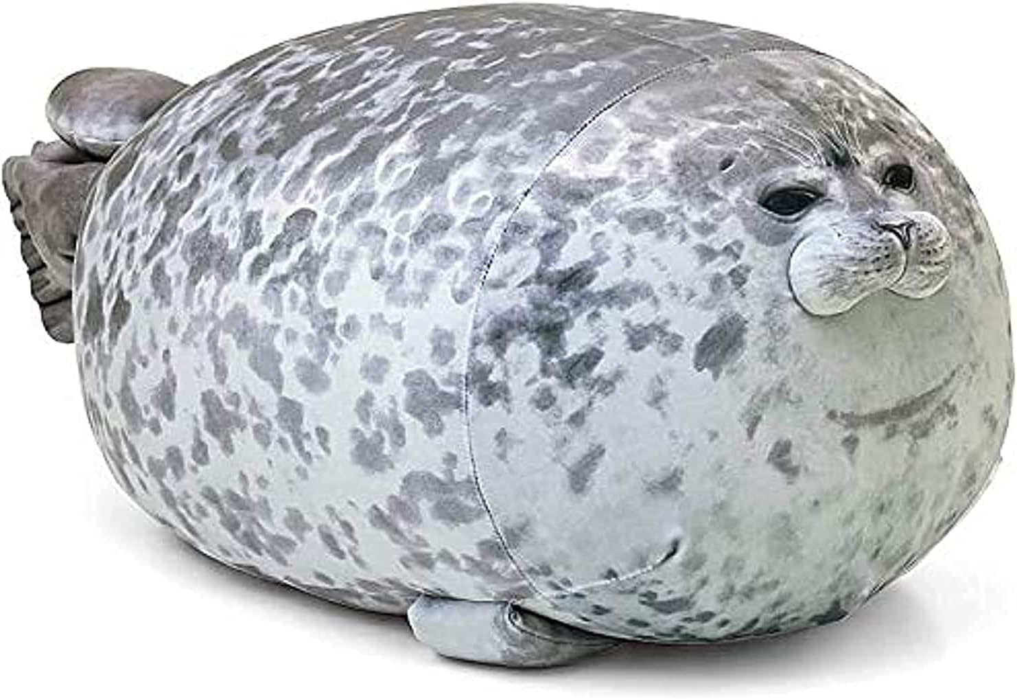 Rainlin chubby blob seal stuffed cotton plush animal toy cute ocean (a-gray, large(23.6 in))