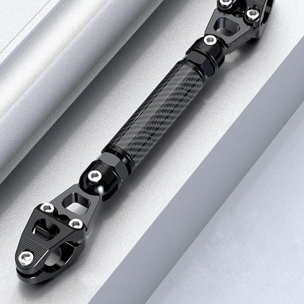 Barre D'éQuilibre De Moto Barre d'équilibre de moto en alliage d'aluminium, barre transversale de poignée renforcée, extension de guidon de niveau 22mm universel Moto Guidon Barre Transversale(Blue)