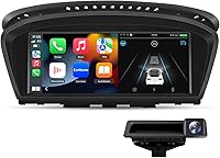 Vista 9 de Pantalla de radio de coche Linux de 8.8 pulgadas para BMW Serie 3/5 E60 E61 E63 E64 E90 E91 E92 CCC (2004-2008) CarPlay Android Auto Display Mirror