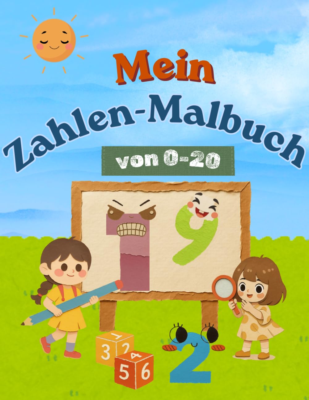 Mein Zahlen-Malbuch von 0-20: Goße Zahlen zum Ausmalen und Lernen