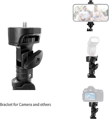 Miniatura 2 de Soporte de trípode para teléfono Selfie Stick de 60 pulgadas, accesorios de cámara profesional con registro remoto inalámbrico compatible con iPhone