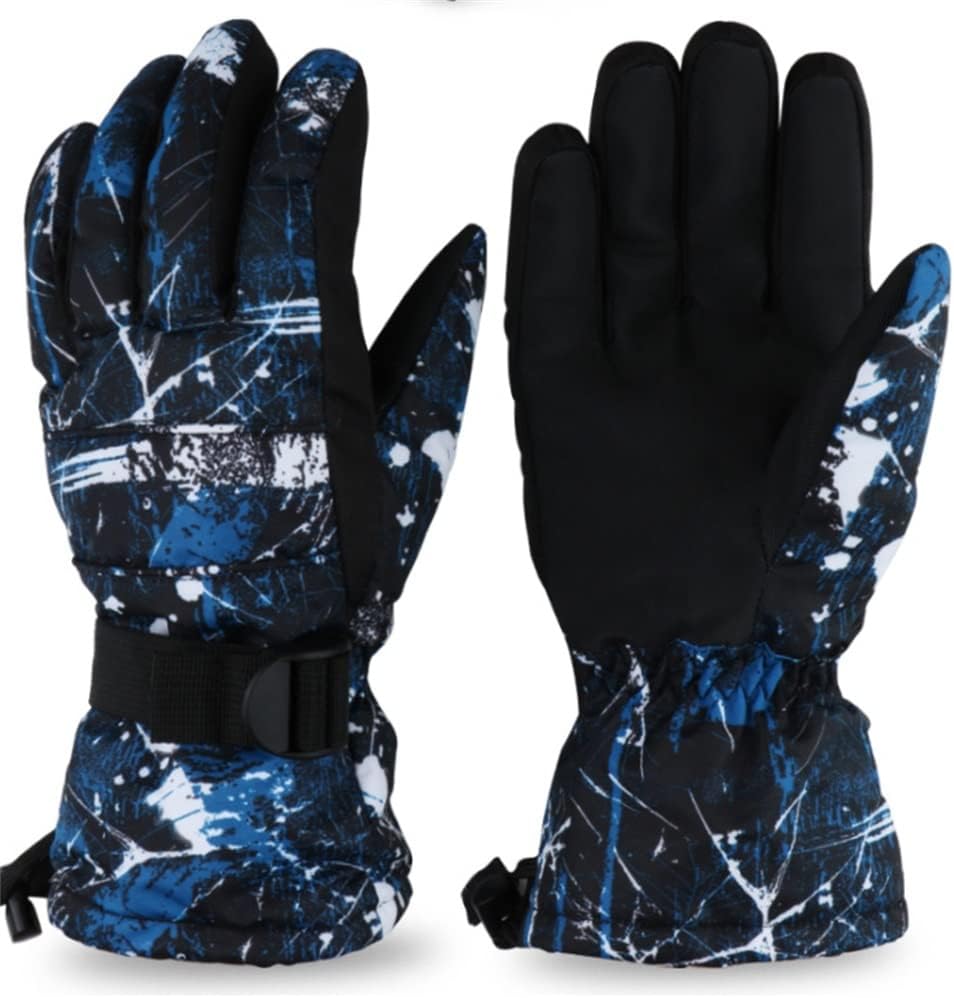 Thickened Outdoor Ski Gloves Professional Winter Electric Bike Riding Warm for Men and Women