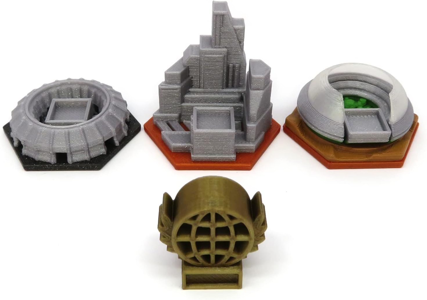 Pack Completo Premium para Terraforming Mars y Expansiones Colonias, Venus Next y Conflictos | 87 Piezas 3D | Losetas Detalladas, Tokens y Naves Espaciales a Todo Color