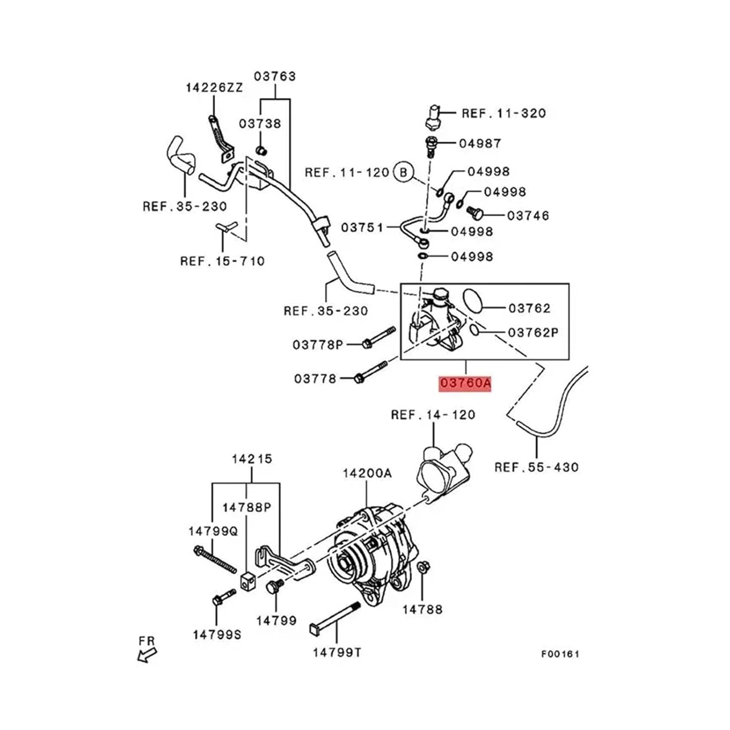 Car Brake System Compatible for Mitsubishi L200 Sportero KB7T 2.8TD 2005-2015 Vacuum Pump 2020A006 Replacement Part-AU62