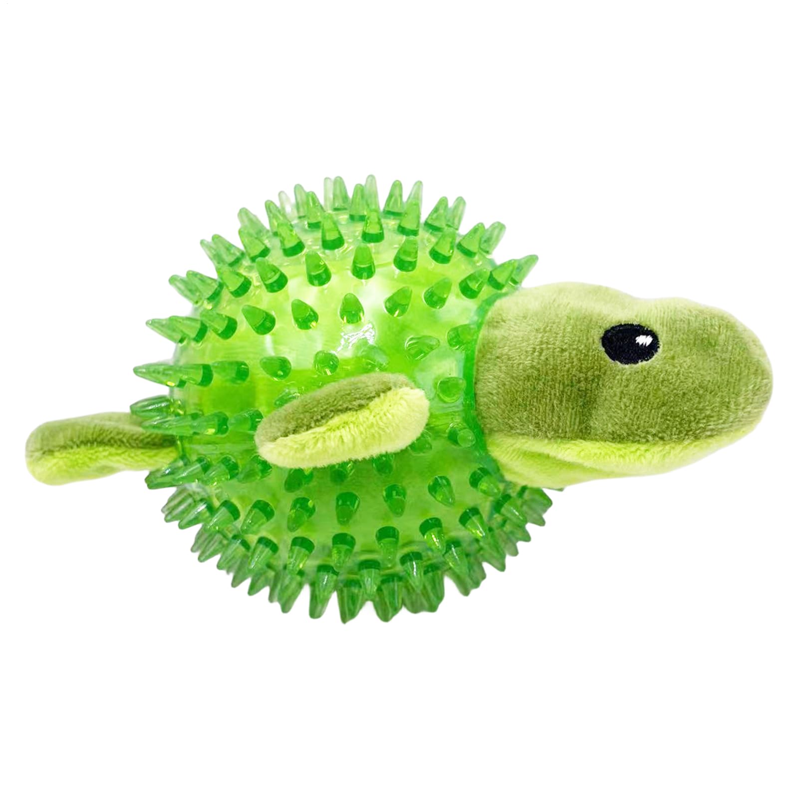 Spiky Dog Ball - Frog Plush Toy, Hedgehog Shape Chew | Floating Interactive Toy for Puppies, Medium and Large Dogs Training, Play, Fetching Exercise