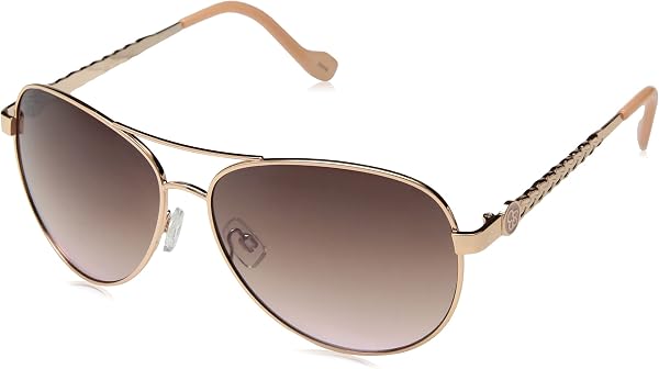 Jessica Simpson J5702 Classy Metal Aviator Sunglasses with UV400 Protection