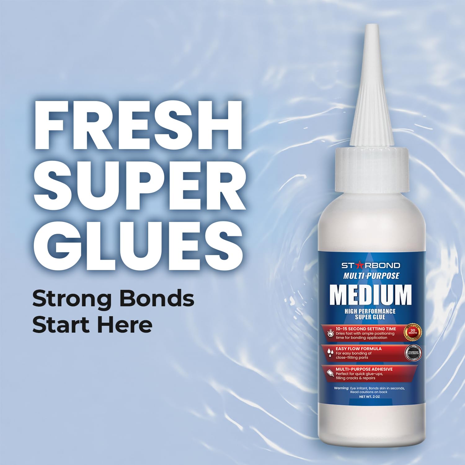 Starbond Super Glue Pro Kit - Strong & Fast CA Glue -3