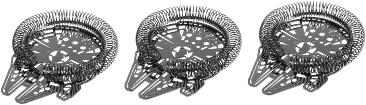 GLEAVI 3pcs Bartending Strainer Cocktail Strainer for Ice Filtering Essential Bar Tool for Home Bars and Restaurants Elegant Design for Smooth Drinks