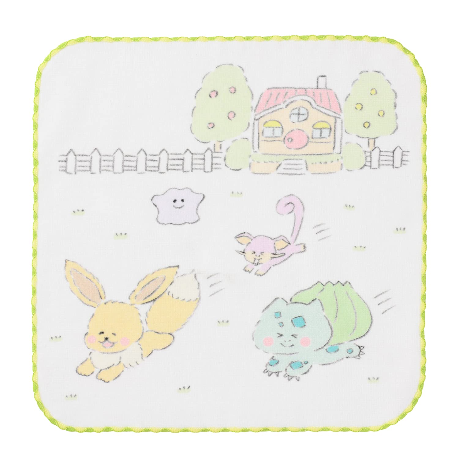 ポケモン　ミニバスタオル　レポートかいてね！ Amazon.co.jp: ポケモンセンターオリジナル ハンドタオル レポートかい