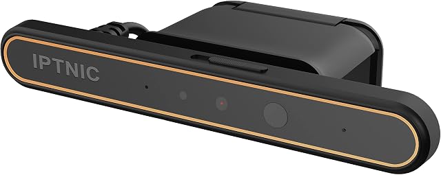 Webcam, Windows Hello Face Recognition Webcam for Instant Login with Windows 10,USB IR Camera with Privacy Cover,Dual Microphones,1080P Business Camera for Video Calling,Online Conference