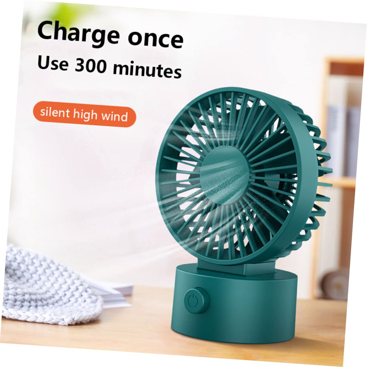 2pezzi Ventilatore Usb Portatile Scrivania Regolabili Mini Ventilatore Silenzioso e