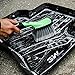 3W Car Wheel Brush Chemical Resistant Tire Rim Brush Cleaner Bristles Car Washing Brush Multipurpose use for Tire, Motorcycle, Metal Surface