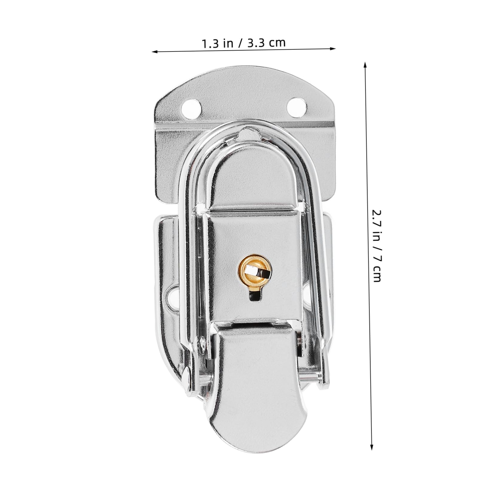 Holibanna Cabinet Hasp for Suitcase Suitcase Buckle Hasp Metal Lock Mini Lock Latch