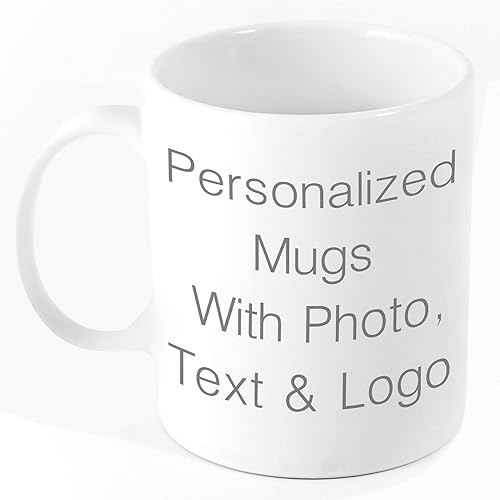 Custom Coffee Mug W Photo And Text Customized Coffee Mug Add Photo Picture Or Text On Personalized Coffee Mug Ceramic Custom Christmas Photo Mug For