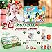 Christmas Advent Calendars with Farm Animal Toys for Kids, 24 Days Countdown Calendars Finger Puppets Preschool Learning Educational Toys Xmas Gifts for Boys Girls Montessori Toy