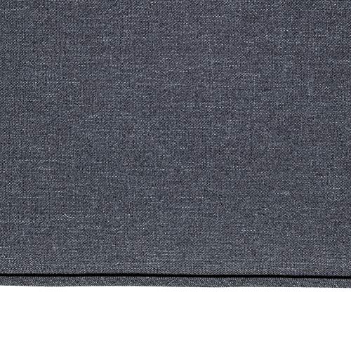 Quality Outdoor Living 29-Cl02Lv Loveseat Cushion, 3 Piece Set, Charcoal #TOP2