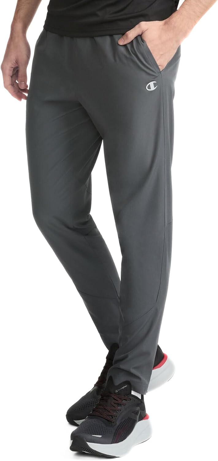 Champion Men's MVP Lightweight Woven Pants for Men, Best Comfortable Pants for Men, 30.5"