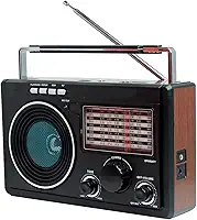 Rádio Recarregável Portátil AM/FM / USB/SD Livstar CNN 686