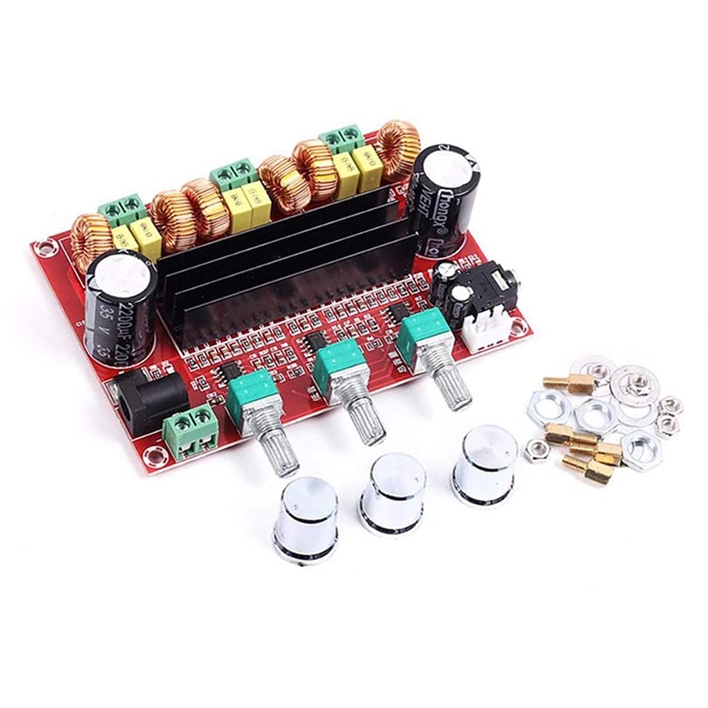 80w*2+100w 2.1 Channel Digital Audio Subwoofer Amplifier Board Tpa3116d2 with with Ne5532 Dc12-24v Stereo Amp