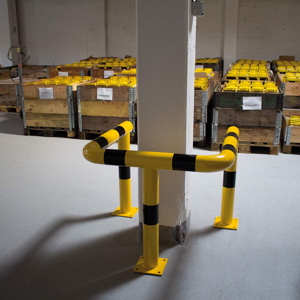 Rammschutz Doppelbügel Säulenschutz Ø 76,1 / H 500 / L 600 / B 500 mm