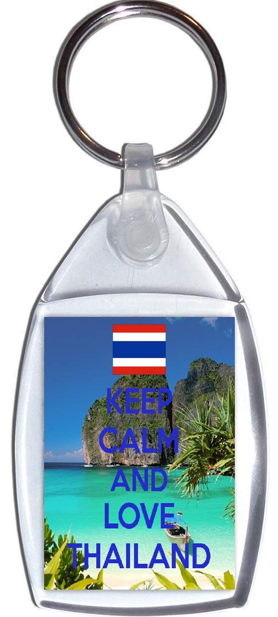 Keep Calm and Love Thailand - Keyring