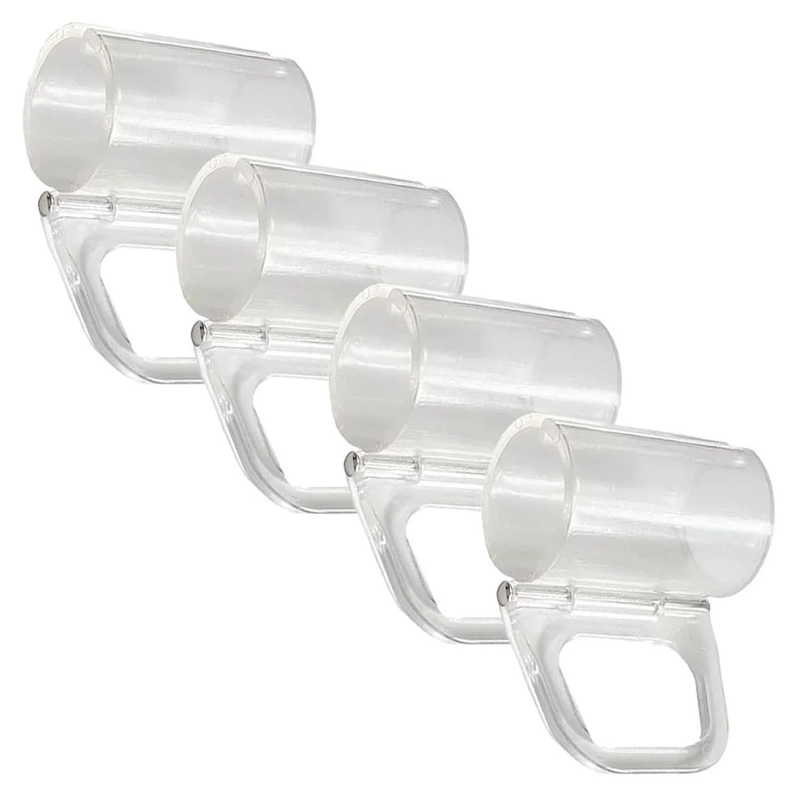 16 Pcs Blind Shade Pulls Roller Shutter Handles Horizontal Clip Fixing Drapery Accessories Plastic Valance Clips Curtains For Curtain