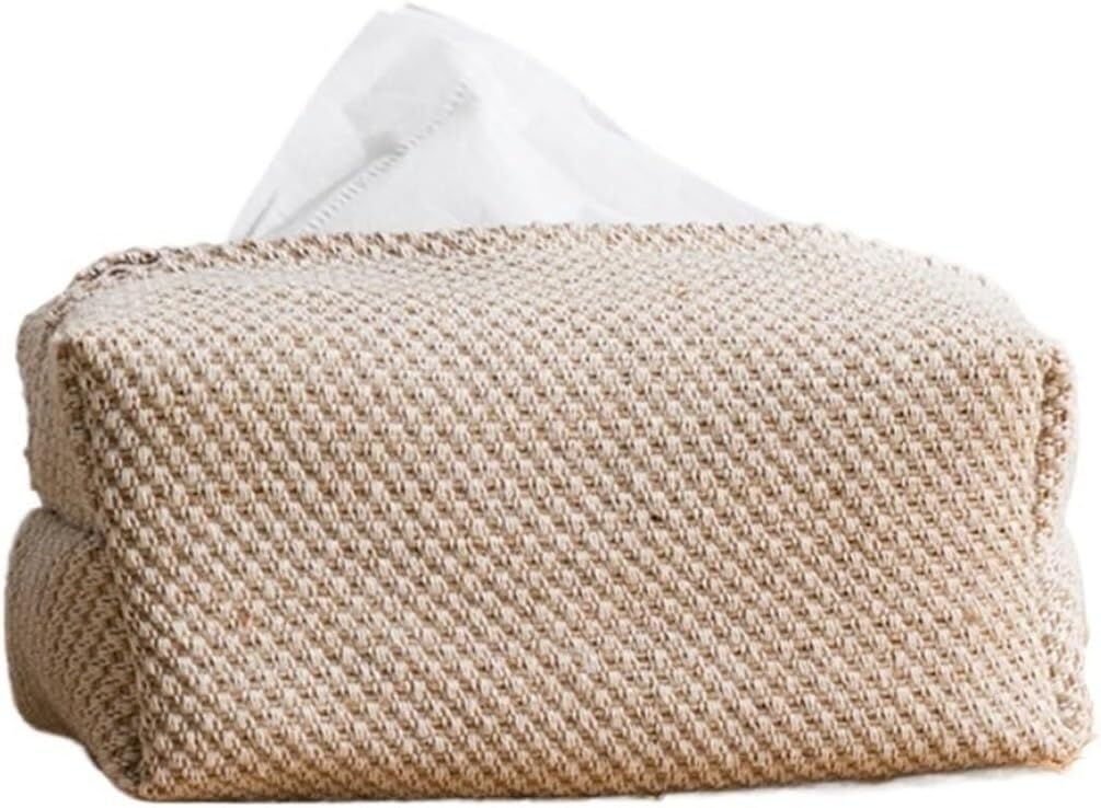 Tissue Box Cover Holder, Simple Tissue Box Rectangular Desktop Napkin Holder(Color 1)